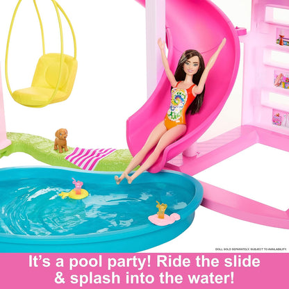 Doll house Pool Party Playset